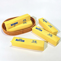 Grand jouet anti-stress en forme de bâton de beurre de 26 cm, jouet sensoriel en farine à rebond rapide, jouet à presser pour le travail et les études