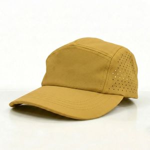Casquette de camping vierge en gros, haute qualité, tissu imperméable et respirant, visière plate, dos en maille, réglable, unisexe, pour sports de plein air - Product Image 5