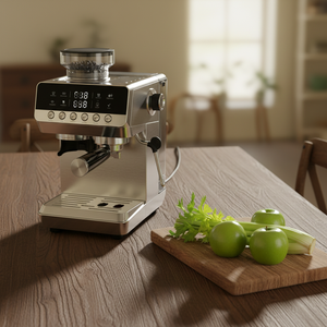 Équipement à <span class=keywords><strong>café</strong></span> avec double filtre, poignée en aluminium, contrôle intelligent de la température, protection contre la surchauffe et la surpression - Product Image 3