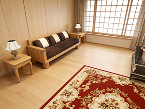 Tapis tissé Wilton à usage domestique, en velours coupé, fabriqué à la machine, jacquard, imperméable, anti-salissure, écologique, pour chambre à coucher - Vente en gros usine - Product Image 3