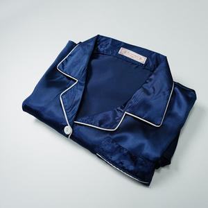 <b>Women's</b> Casual Oversized <b>Pajama</b> Set New Design Short Sleeve Ice <b>Silk</b> Soft Woven Fabric <b>for</b> Summer Autumn Spring - Product Image 2