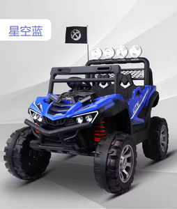 Carro elétrico infantil com tração nas quatro rodas e controle remoto, pode ser usado como brinquedo para adultos e crianças. - Product Image 3