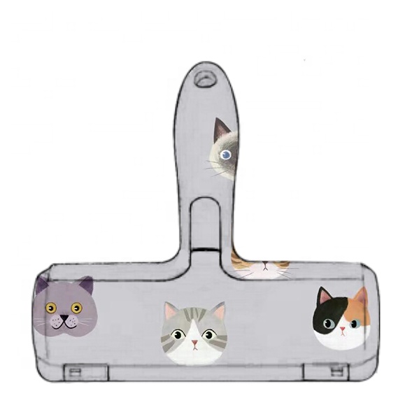 Товары для домашних животных Amazon, инструмент для удаления шерсти животных, средство для удаления шерсти из белого пластика для домашних животных, ролик для удаления шерсти собак