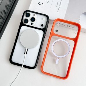 Funda Magnética Transparente 2 en 1 de Acrílico 2.0 con Protección de Lente de Cámara de Orificio Fino para iPhone 17 Pro Max, Nuevo Diseño 2026 - Product Image 3