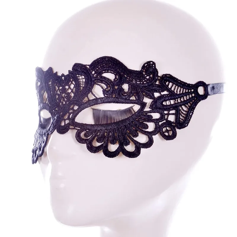 RTS YDM Halloween Cosplay And Party Lace Eye Mask Sexy Lady Cutout Eye Mask For Masquerade Party Fancy Dress Costume