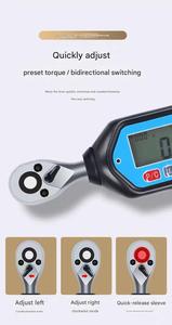 ประแจวัดแรงบิดดิจิตอล 10N 30N 60N 100N จอแสดงผล LCD ความแม่นยำสูง เครื่องมือซ่อมรถยนต์ แบตเตอรี่ ซ่อมจักรยานไฟฟ้า - Product Image 3