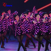Veste LED Étoilée Lumineuse, Manteau Rechargeable par USB, Tenue de Scène pour DJ, Danseur, Festival, Soirée, Boîte de Nuit