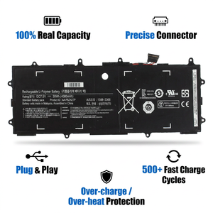Nouvelle batterie d'ordinateur portable AA-PBZN2TP pour <span class=keywords><strong>Samsung</strong></span> <span class=keywords><strong>Chromebook</strong></span> 303C XE303C12 XE500T XE500C Series, batterie de remplacement, cellules de qualité A - Product Image 1