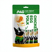MAIDOU Friandises pour chats au poulet, riches en protéines, sans céréales, compressibles et léchables, pour petites races - Santé digestive, de la peau et du pelage, tout au long de la vie