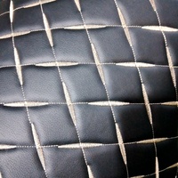 Cuero Sintético de PVC Repujado Impermeable en Oferta para Tapetes de Auto y Uso Decorativo