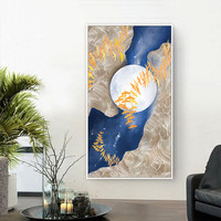 Commande en gros personnalisée – Cadre photo flottant moderne en PS pour peinture sur toile en forme de L, pour projet, 60x90cm, 90x120cm, 100x100cm
