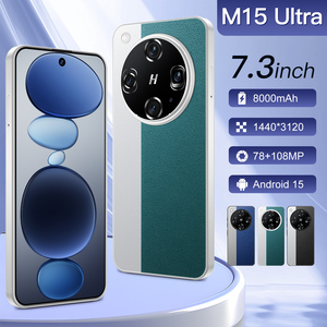 Điện thoại thông minh 5G M15 Ultra nguyên bản, màn hình 7.<span class=keywords><strong>3</strong></span> inch, RAM 16GB+ROM 1TB, Android 15, camera HD 108MP, chip <span class=keywords><strong>10</strong></span> nhân, sạc nhanh 100W, mở khóa toàn cầu, chơi game mượt mà, hàng hot - Product Image 3