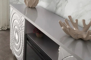 Moderno Design europeo 2 porte <span class=keywords><strong>Art</strong></span> 70 "<span class=keywords><strong>TV</strong></span> Console in legno soggiorno mobili con camino elettronico - Product Image 5