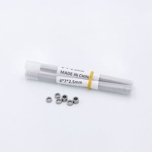 ตลับลูกปืนเม็ดกลมร่องลึกสแตนเลส R1212ZZ ความเร็ว 45,000 รอบต่อนาที ขนาด 12.7x19.05x3.97 มม. แบบจิ๋ว ความเร็วสูง หล่อลื่นด้วยน้ำมัน R1212 - Product Image 6