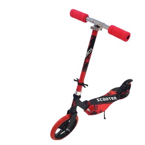 สกู๊ตเตอร์สองล้อพับได้สีชมพูสำหรับเด็กและวัยรุ่นพร้อมความสูงที่ปรับได้และดีไซน์ลายดอกไม้ - Product Image 5