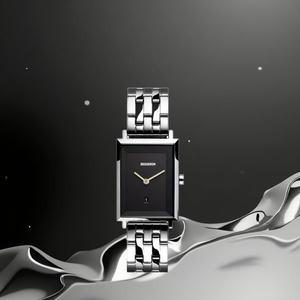 Reloj de Pulsera de Lujo para Mujer, Simple, Impermeable, Personalizado, Diseño Cuadrado de Acero Inoxidable 316L, OEM ODM, 22mm, Cerámica - Product Image 4