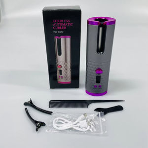 Fer à boucler portable en céramique rechargeable, léger et rotatif automatiquement, idéal pour les voyages - Vente en gros - Product Image 5