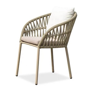 Moderno tavolo <span class=keywords><strong>da</strong></span> pranzo all'aperto <span class=keywords><strong>e</strong></span> <span class=keywords><strong>sedie</strong></span> Hotel mobili <span class=keywords><strong>da</strong></span> <span class=keywords><strong>giardino</strong></span> in vimini Rattan con corda per banchetti <span class=keywords><strong>e</strong></span> parchi - Product Image 5