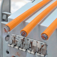 Câble en cuivre toronné isolé en caoutchouc orange, 3 conducteurs, multi-spécifications, 300V, pour construction et alimentation électrique