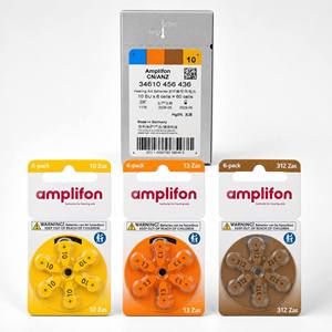 Personnalisation en gros d'accessoires de piles pour aides auditives sans mercure brevetées, piles <span class=keywords><strong>Amplifon</strong></span> avec boîtes - Product Image 2