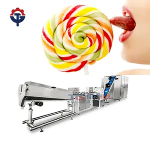 Pembuat permen lolipop machine making line kualitas tinggi