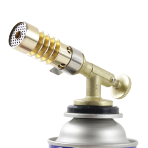 Torche au <span class=keywords><strong>butane</strong></span> Chalumeau au <span class=keywords><strong>butane</strong></span> Pistolet à flamme en métal robuste-Barbecue, fait <span class=keywords><strong>maison</strong></span>, camping, briquet de marque personnalisée - Product Image 1