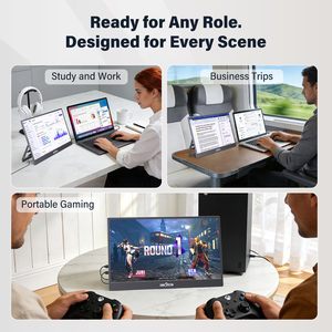 Moniteur portable IPS Innoview de 15,6 pouces, 120 Hz HDR avec USB C HDMI, montable au mur pour ordinateur portable, <span class=keywords><strong>Mac</strong></span> et utilisation de jeu - Product Image 5