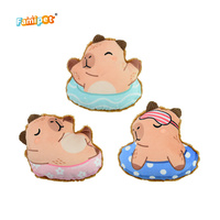 Jouet en peluche couineur pour chien Famipet, design Capybara mignon sur le thème de l'été, doux et froissé, fabriqué sur mesure