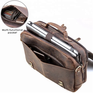 15,6 pulgadas portátil bolso de <span class=keywords><strong>hombre</strong></span> maletín mensajero bolso desmontable con acolchada manga del ordenador portátil - Product Image 5