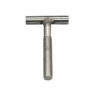 A2-80 A2-70 SS316 personnalisé M6 pince en acier inoxydable T fente tête colonnaire demi-boulon fileté