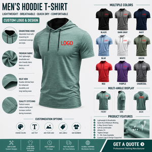 Felpe da palestra con cappuccio Casual da <span class=keywords><strong>uomo</strong></span> stile Slim Fit da <span class=keywords><strong>uomo</strong></span> - Product Image 3