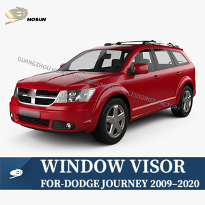 Visera de ventana para DODGE JOURNEY <span class=keywords><strong>2009</strong></span> + Visera de ventilación automática Deflector de protección contra la lluvia cortavientos - Product Image 5