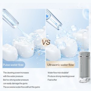 210Ml Water Tandheelkundige Flosser Draadloze Orale Irrigator Voor Tanden Reinigen Draagbare Water Flossen Voor Reizen - Product Image 5