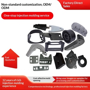 Vente directe d'usine - Pièces en plastique ABS/Nylon moulées par injection - Modèle personnalisé sur demande - Couleurs <span class=keywords><strong>STCT</strong></span> noir/gris - Product Image 2