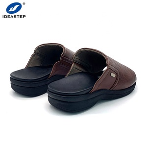 Ideastep-<span class=keywords><strong>Sandalias</strong></span> de cuero ortopédicas <span class=keywords><strong>para</strong></span> <span class=keywords><strong>hombre</strong></span>, cómodas <span class=keywords><strong>sandalias</strong></span> deslizantes con soporte <span class=keywords><strong>para</strong></span> el arco del pie - Product Image 4