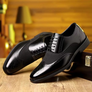 Chaussures plates pour hommes, style italien, en cuir véritable de haute qualité, fabriquées à la main, pour le bureau et les occasions décontractées, vente en gros d'usine. - Product Image 2