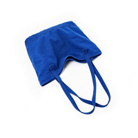 Sac fourre-tout en toile bleu roi élégant de style urbain, grande taille, sac en toile multi-usages pour le travail et le shopping, vente en gros