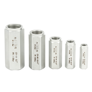 วาล์วกันกลับไฮดรอลิกเหล็กคาร์บอนแบบเกลียว แรงดันสูงสำหรับระบบไฮดรอลิก - Product Image 1