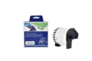 Rollo de etiquetas de transporte de papel autoadhesivo térmico blanco y negro de 62mm DK22205 Compatible con <span class=keywords><strong>impresora</strong></span> <span class=keywords><strong>Brother</strong></span> - Product Image 6