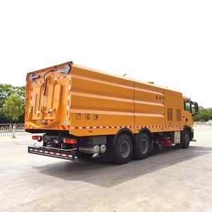 SINOTRUK HOWO - Barredora de Calles Hidráulica con Descarga Especial, Camión Barredor de Polvo por Aspiración 6x4, Precio de Fábrica - Product Image 5
