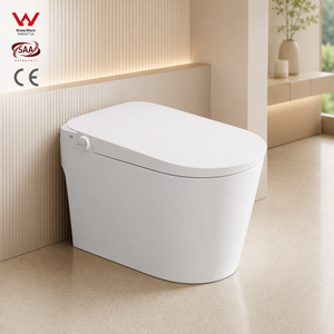 <span class=keywords><strong>WC</strong></span> intelligent sans réservoir MWD Zero Water Pressure avec ouverture automatique du couvercle par radar, capteur de pied, chauffage instantané, bidet intégré – Vente en gros usine OEM - Product Image 1