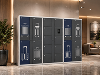 Casillero Inteligente para Equipaje, Sistema de Almacenamiento de Equipaje de Autoservicio, Sistema Seguro de Almacenamiento de Equipaje para Hoteles, Centros Comerciales y Apartamentos, OEM ODM