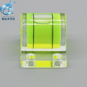 Nivel de burbuja de plástico Heng Da Shui Ping Yi con orificios, mini nivel de burbuja para uso en bricolaje - Product Image 1