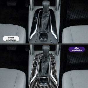 Interior de fibra de carbono, piezas de coche modificadas, piezas de volante de Control Central, cubierta de salida de engranajes, Kits interiores para Chevrolet - Product Image 2