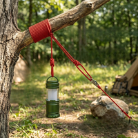 Cordon de paracorde 4 mm, 100 pieds, 550 lb, 7 brins, en nylon tressé, robuste, pour la survie, le camping, la tente, camouflage, toutes saisons, double couche