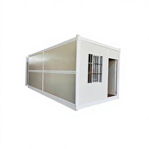 Conteneur en acier préfabriqué pliable et portable pour extérieur, utilisable comme ferme, maison de transport, entrepôt, abri, maison, rangement ou appartement - Product Image 1