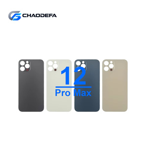 Brand New Adhesive Back Glass Panel for iPhone 12 Pro Max Smartphone Battery Rear Door Housing Cell <b>Phone</b> Replacement Parts - Product Image 5