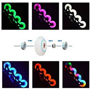 Ruedas <span class=keywords><strong>de</strong></span> patines en línea, iluminación LED, 80/76/72mm - Product Image 4