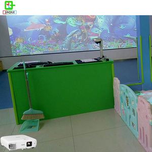Hot-selling God Pen Painting 3D Holographic Interactive <b>Slide</b> <b>Projector</b> 1920X1080 Resolution Metal Shell for Education Store Use - Product Image 5