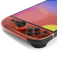 Carcasas de Repuesto Transparentes Azules y Naranjas EXtremeRate para Joycon de Nintendo Switch 2